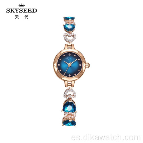 Reloj compacto exquisito impermeable de cuarzo SKYSEED